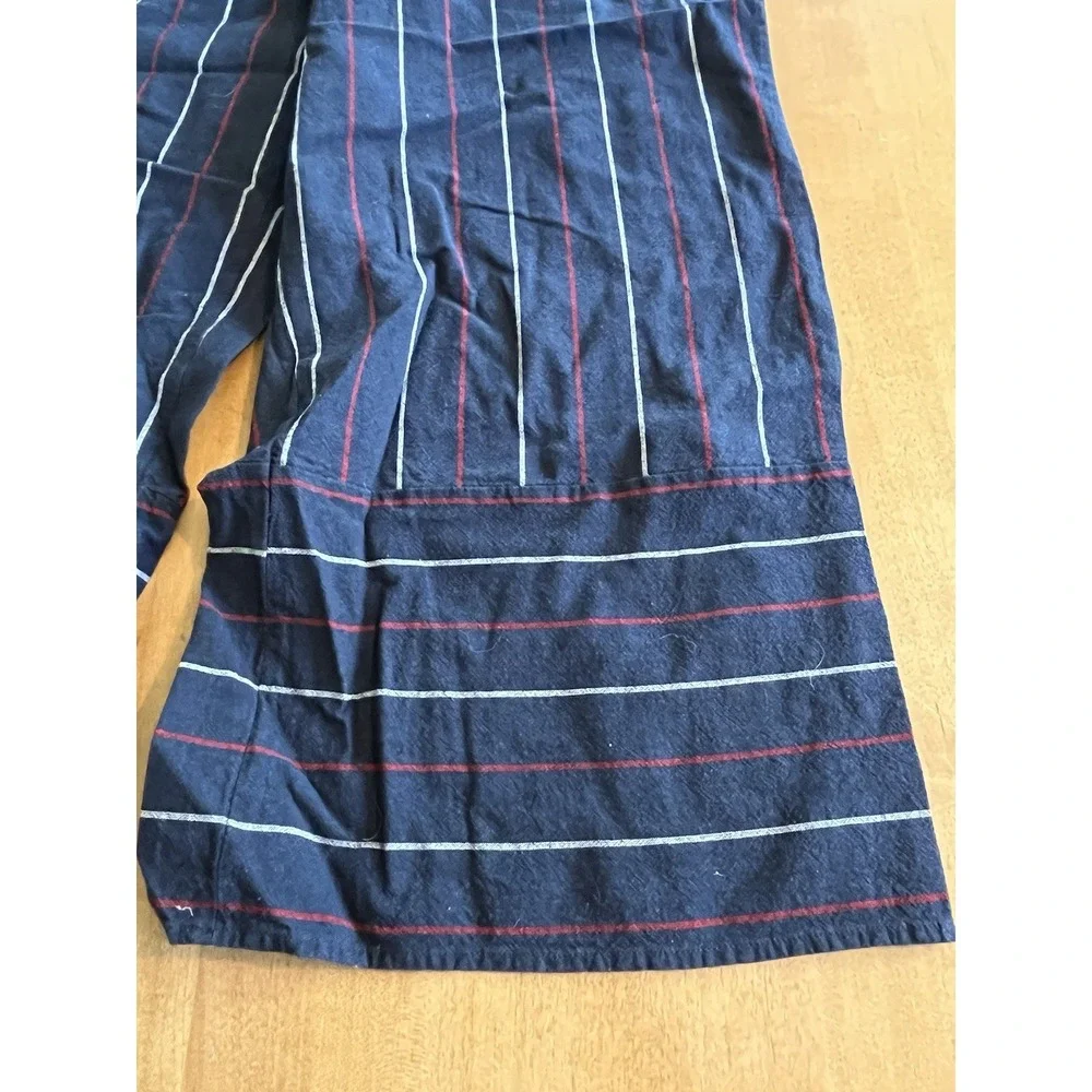 Universal Thread Jumpsuit Women's Sz M Blue White‎ Red Striped 100% Cotton